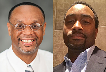 Headshots of George Castle and Kenyatta Rivers