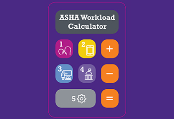 Graphic representation of ASHA Workload Calculator
